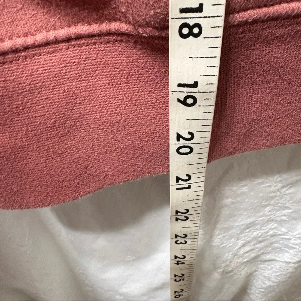 Champion Women's Powerblend Fleece Hoodie in Sandalwood Red. - Picture 8 of 8